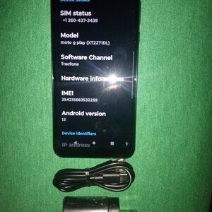 OPEN BOX UNUSED UNLOCKED MOTO PHONE & 6 MOS DATA PLAN HALF OFF